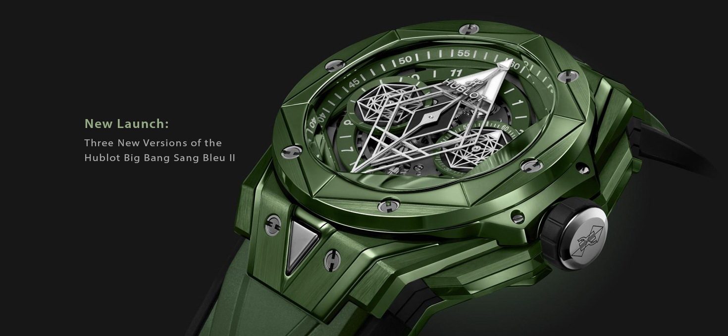 HUBLOT watches Print Ad !! GREEN AND GOLD 2