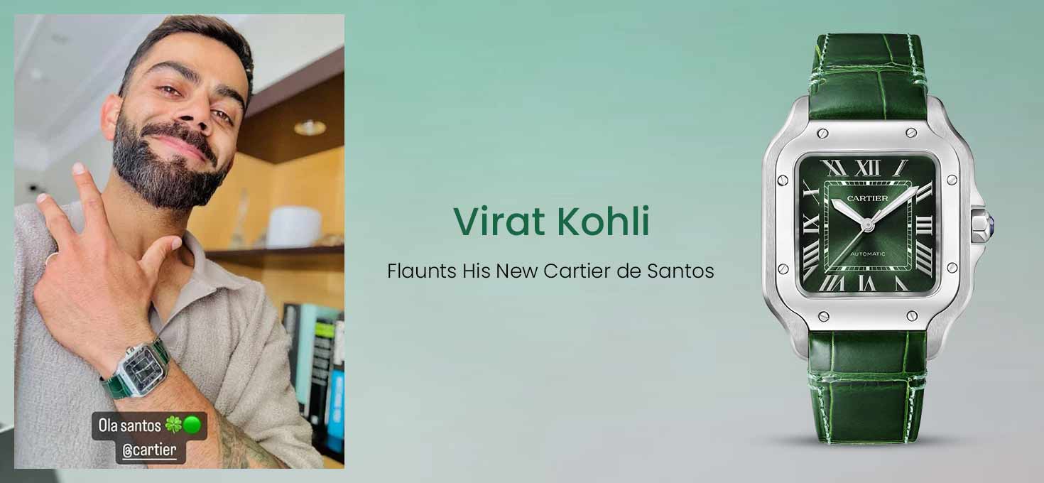 Virat Kohli Watch Collection | Watch collection, Cartier santos, Polished  steel
