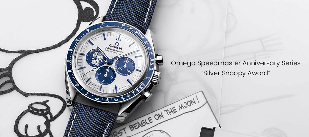 Omega Speedmaster Silver Snoopy Watch
