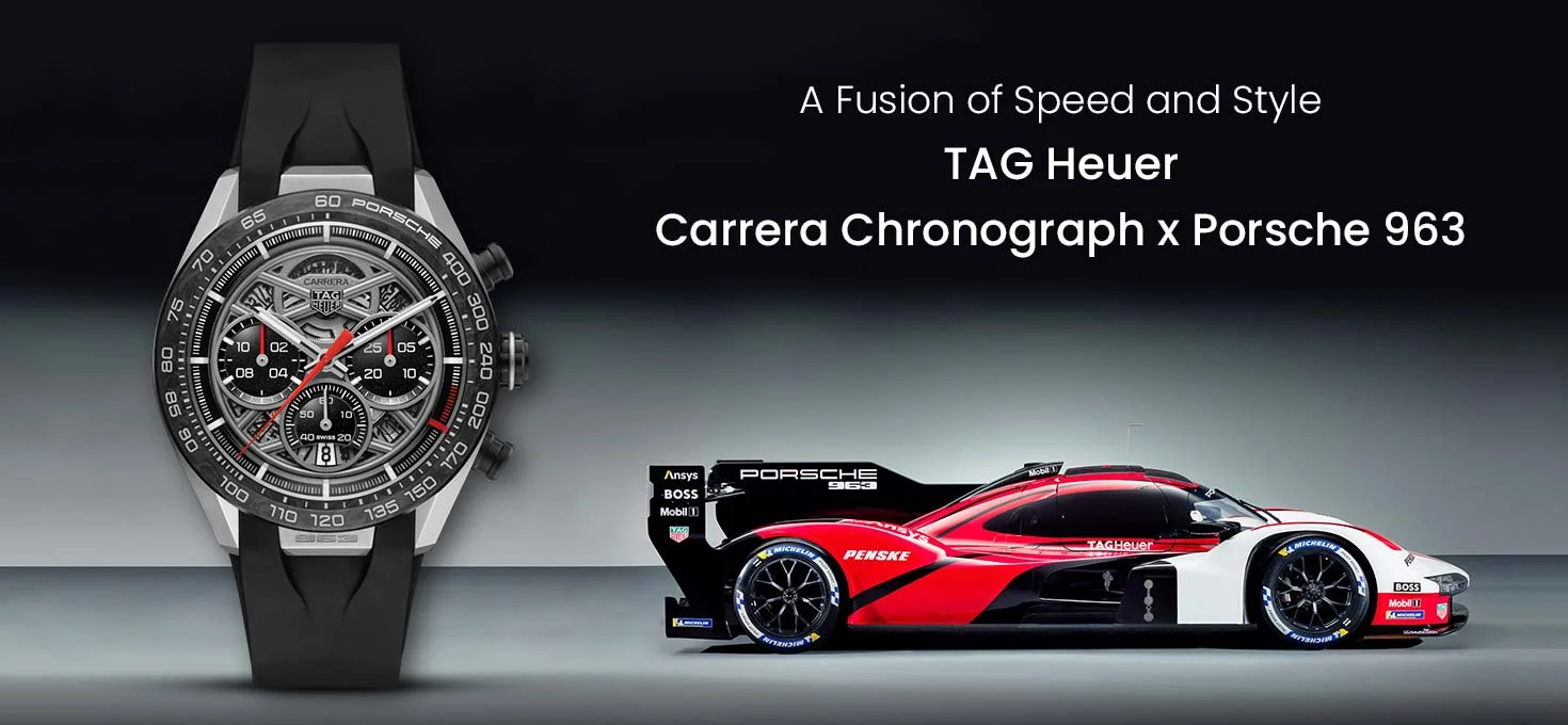 A Fusion of Speed and Style: TAG Heuer Carrera Chronograph x Porsche 963