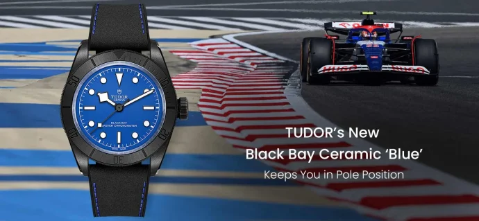 TUDOR’s New Black Bay Ceramic ‘Blue’ Keeps You in Pole Position