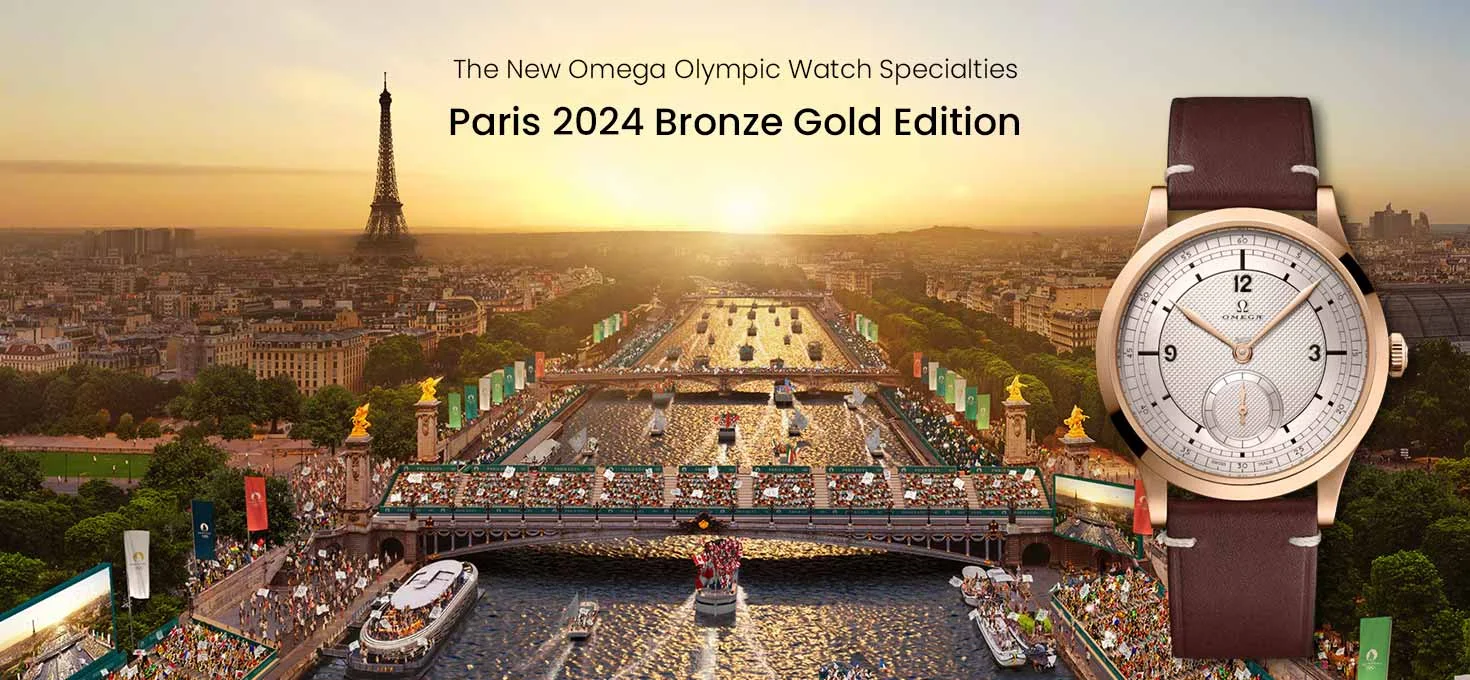 The New Omega Olympic Watch: Specialities Paris 2024 Bronze Gold Edition