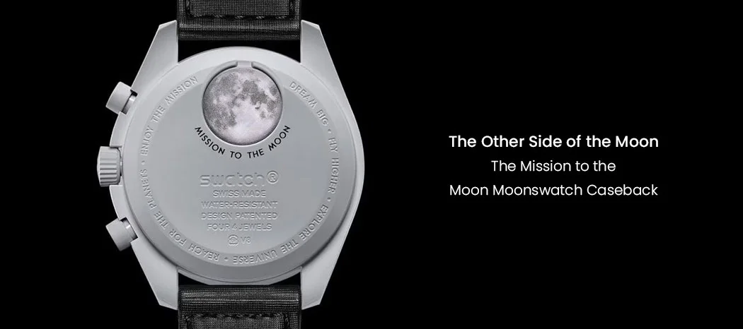 The Other Side of the Moon - The Mission to the Moon Moonswatch Caseback
