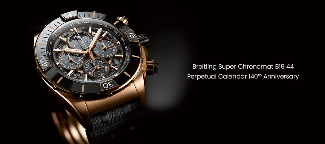 Breitling Super Chronomat B19 44 Perpetual Calendar 140th Anniversary