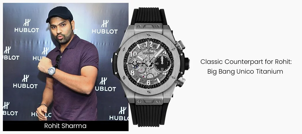 Hublot watch rohit sharma best sale