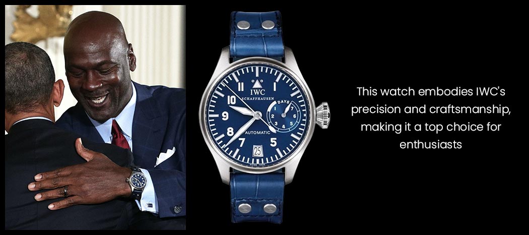 This watch embodies IWC's precision and craftsmanship, making it a top choice for enthusiasts