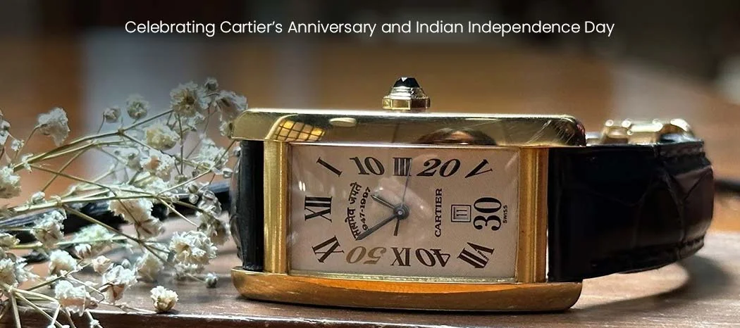 Cartier Tank Américaine MM 50th INDIAN Independence Day Limited Ed