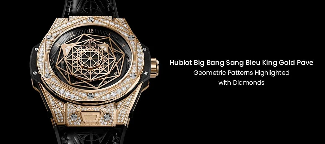 Hublot Big Bang Sang Bleu King Gold Pave